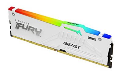KINGSTON  FURY Beast RGB Blanc DDR5 5600 MHz 32 Go CL40