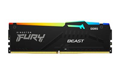 KINGSTON Fury beast kf552c40bbak2-16 16go (2x8go) ddr5 cl40 5200mhz rgb