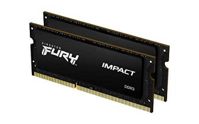 KINGSTON TECHNOLOGY Kingston fury impact kf316ls9ibk2/8 8 go (2 x 4 go) 1600mhz ddr3 cl9