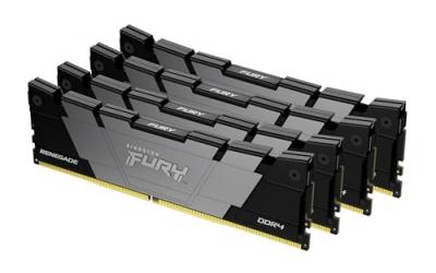 KINGSTON TECHNOLOGY  FURY 32 Go 3600 MT/s DDR4 CL16 DIMM (Kits de 4) Renegade Black