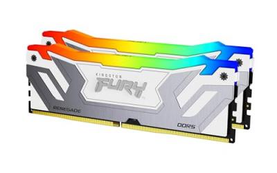 KINGSTON  Mod&egrave;le du produit : 48Go 8400MT/s DDR5 CL40 CUDIMM Kit of 2 FURY Renegade RGB White XMP