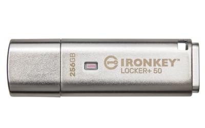 KINGSTON TECHNOLOGY 256go ironkey locker plus 50 aes encryption usbtocloud IKLP50/256GB 