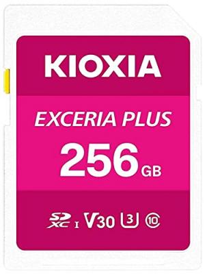  Kioxia Exceria Plus m&eacute;moire Flash 256 Go SDXC UHS-I Classe 10