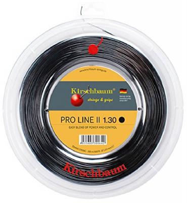 KIRSCHBAUM  Pro Line Ii Black 200 M 1,30 Mm Cordage De Tennis