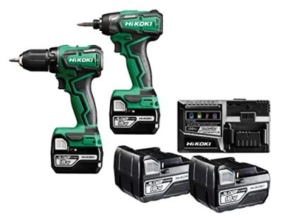 HIKOKI Pack Perceuse Visseuse 18v 5ah Et Visseuse &Agrave; Choc 18v