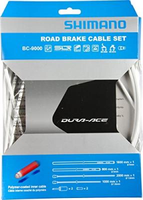 SHIMANO  jeu de c&acirc;bles de frein Dura-Ace BC-9000blanc 8 pi&egrave;ces