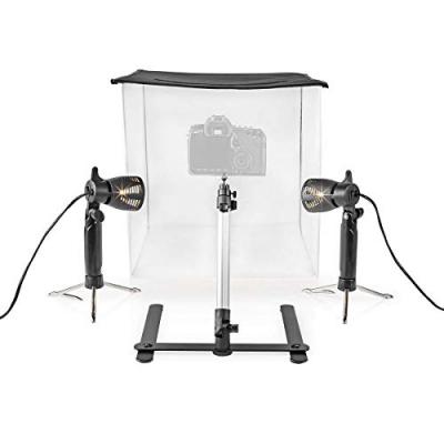 NEDIS Kit pour studio photo SKT010WT Bleu / Blanc / Rouge / Noir