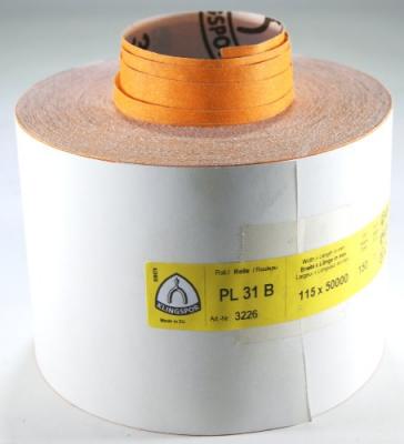  Rouleau papier corindon PL 31 B Ht. 115 x L. 50000 mm Gr 150 - 3226