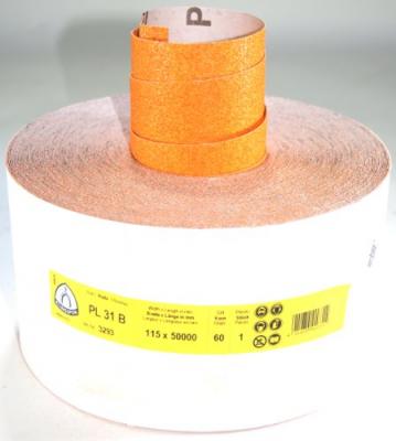  Rouleau papier corindon PL 31 B Ht. 115 x L. 50000 mm Gr 60 - 3293