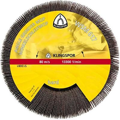 KLINGSPOR Roue &agrave; lamelles wsm 617 125x20mm G40  1 pcs