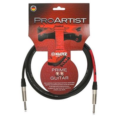 KLOTZ Pro Artist c&acirc;ble guitare jack 2 broches - jack 2 broches droit 3 m