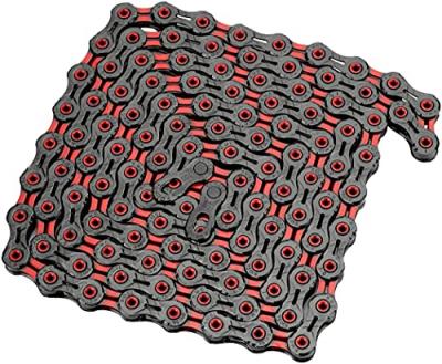 KMC Cha&icirc;ne  DLC10 (10 vitesses) - 116 Links 10 Speed Noir/Rouge