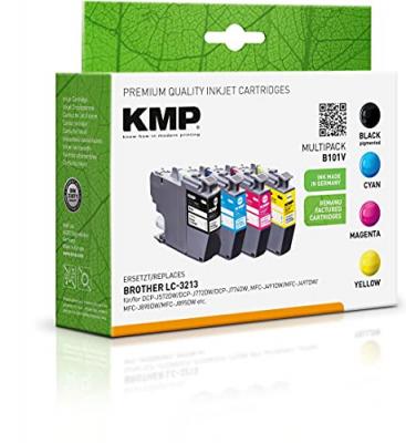 KMP  b101v pack promo bk/c/m/y compatible avec brother lc-3213 DFX-581163