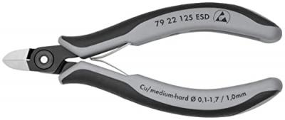 KNIPEX Pince coupante diagonale sans facette  79 22 125 ESD 125 mm
