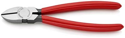 KNIPEX Pince Coupante De C&ocirc;t&eacute; 180mm - T&ecirc;te &Eacute;troite - Pvc - Finition Polie