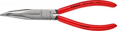 KNIPEX Pince De M&eacute;canicien 200mm Demi-ronde Stri&eacute;e Coud&eacute;e &Agrave; 40&deg; - Gainage Pvc