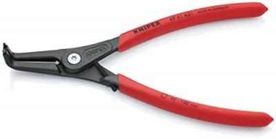 KNIPEX Pince Circlips Ext&eacute;rieurs R&eacute;glable Coud&eacute;e &Agrave; 90&deg; De 40 &Agrave; 100mm - 210mm