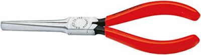 KNIPEX Pince De Tisserand - Becs Plats &Agrave; Pointes Effil&eacute;es - Pvc - T&ecirc;te Polie