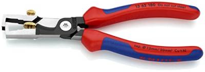 KNIPEX  StriX Pince &agrave; d&eacute;nuder &agrave; coupe-c&acirc;ble 180 mm - 13 62 180