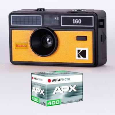 KODAK Pack i60 Jaune - Appareil Photo Argentique 35mm + Pellicule 400 ISO (36 poses)