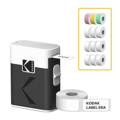KODAK Pack Imprimante d'&eacute;tiquettes sans fil Memo Label ERA M50 Blanc + 13 rouleaux de papier