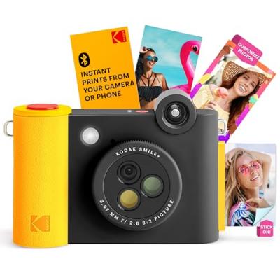 KODAK  Smile+ 50,8 x 76,2 mm Noir, Jaune
