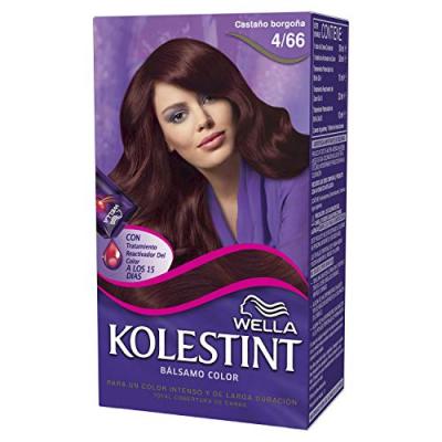 WELLA KOLESTINT WELLA professionals Hair Cream Coloring Dye 4.66 Casta&ntilde;o Borgo&ntilde;a