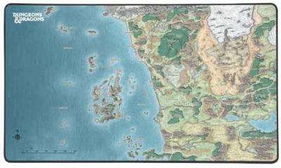 KONIX BEM'S DONJONS & DRAGONS - Carte de Faerun - Tapis de Souris XL- - Tap