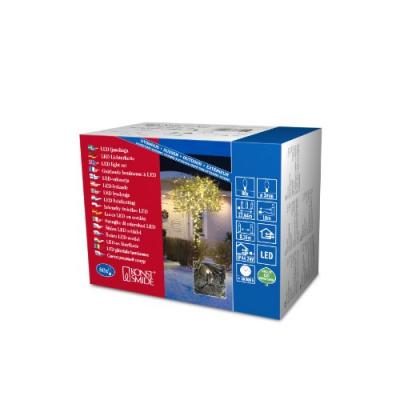 KONSTSMIDE  3611-110 Guirlande 80 Micro LED Blanc Chaud + C&acirc;ble Noir 24 V