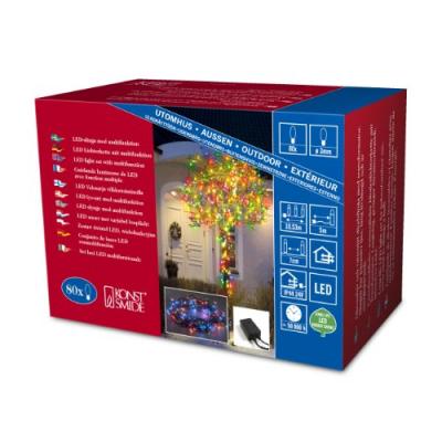 KONSTSMIDE  Christmas Micro-guirlande LED multicolore 80 lampes 10,5 m
