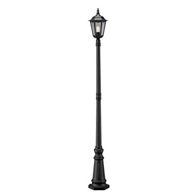 KONSTSMIDE Lampe pour m&acirc;t Firenze &agrave; 1 lampe, noire