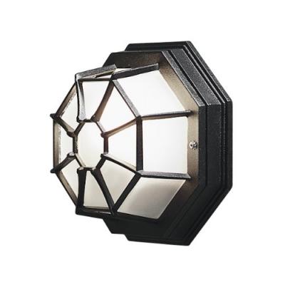 KONSTSMIDE  budget plafonnier ext&eacute;rieur basic noir mat, ip23