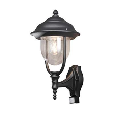 KONSTSMIDE  Applique ext&eacute;rieur noire Parma d&eacute;tecteur mvt