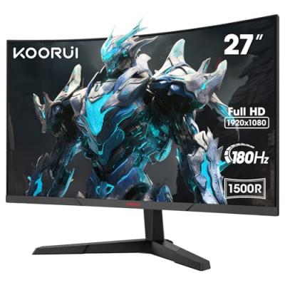 KOORUI Ecran PC gaming  24E6CA 24"" Incurv&eacute; 165 Hz QHD
