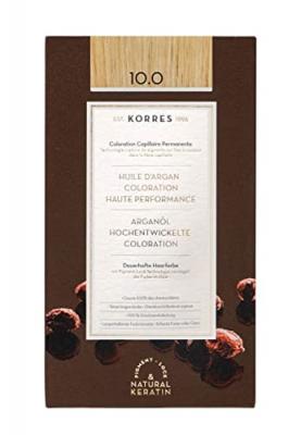 KORRES  Coloration Permanente Huile D'Argan Blond Platine 10.0