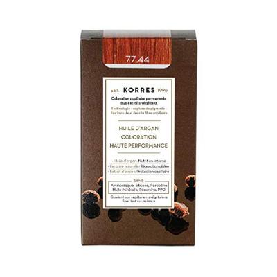 KORRES  Coloration Permanente 77.44 Blond Cuivr&eacute; Intense 4uts