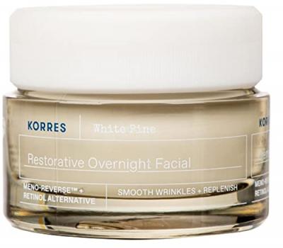 KORRES Cr&egrave;me Nuit R&eacute;g&eacute;n&eacute;rante Post-M&eacute;nopause - Pin Blanc,  (40 ml)