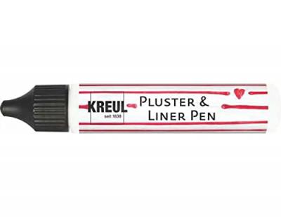 Kreul marabu pluster & linerpen hobby line pictixx, blanc 49801