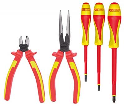 KS TOOLS Jeu de pinces et tournevis elec. isol&eacute;s  1000V