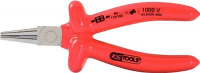 KSTOOLS KS Tools 117.1297 Pince &agrave; bec rond 1000V L.160 mm