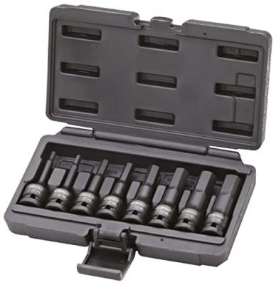 KS TOOLS - Jeu de douilles &agrave; chocs 6 pans KS 1/2"" 8 pi&egrave;ces - 911.0902