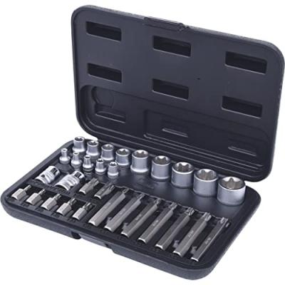 KSTOOLS Ks tools coffret de douilles torx et douilles tournevis torx perc&eacute;,