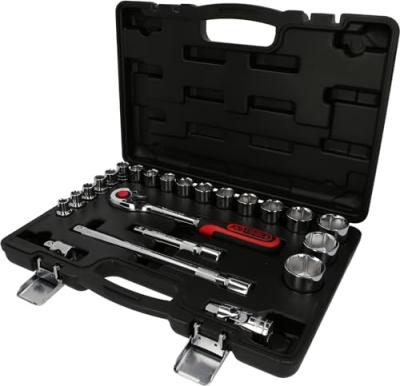 KS TOOLS  Jeu de cl&eacute;s &agrave; douilles 1/2 CHROMEplus, 23 pi&egrave;ces (918.0623)