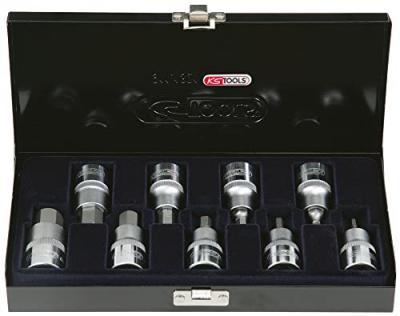 KS TOOLS KSTOOLS - Coffret de 9 douilles tournevis 6 pans 1/2, 4 &agrave; 17 mm - 922.1321