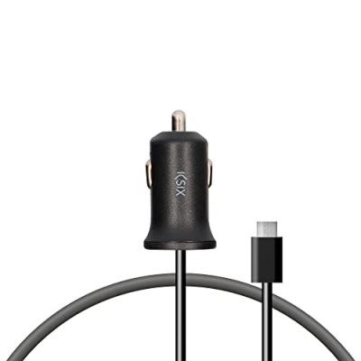 KSIX SMART YOUR TECH Ksix Chargeur de Voiture Micro USB 2,1A Noir