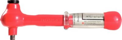 KS TOOLS  cliquet r&eacute;versible 1/4'' avec rev&ecirc;tement isolant, 32 dents