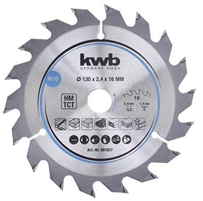 KWB Feuille de semis circulaire hm Milieu &oslash; 130x16 Z18