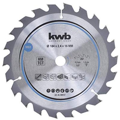 KWB Lame de scie circulaire HM Milieu &Oslash; 184x16 Z22