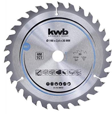 KWB Feuille de semis circulaire HM Milieu &Oslash; 190x20 Z30