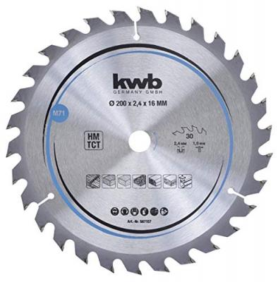 KWB Feuille de semis circulaire hm Milieu &oslash; 200x16 Z30
